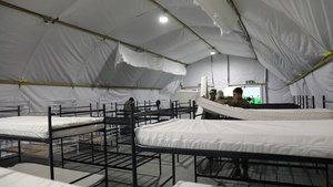 41st Soldiers Prepare Living Areas for Afghan Evacuees