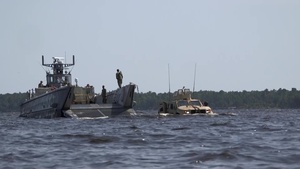 U.S. Marines and Sailors Conduct Integration Operations during Large Scale Exercise