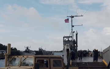 U.S. Marines and Sailors Conduct Landing Craft Utility familiarization rehearsals during Large Scale Exercise 2021