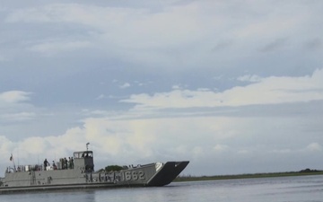 U.S. Marines and Sailors Conduct Landing Craft Utility familiarization rehearsals during Large Scale Exercise 2021