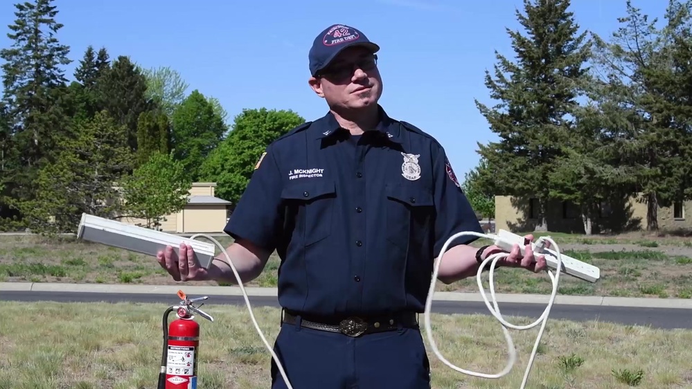 DVIDS Video Fairchild Fire Department Power Strip Safety