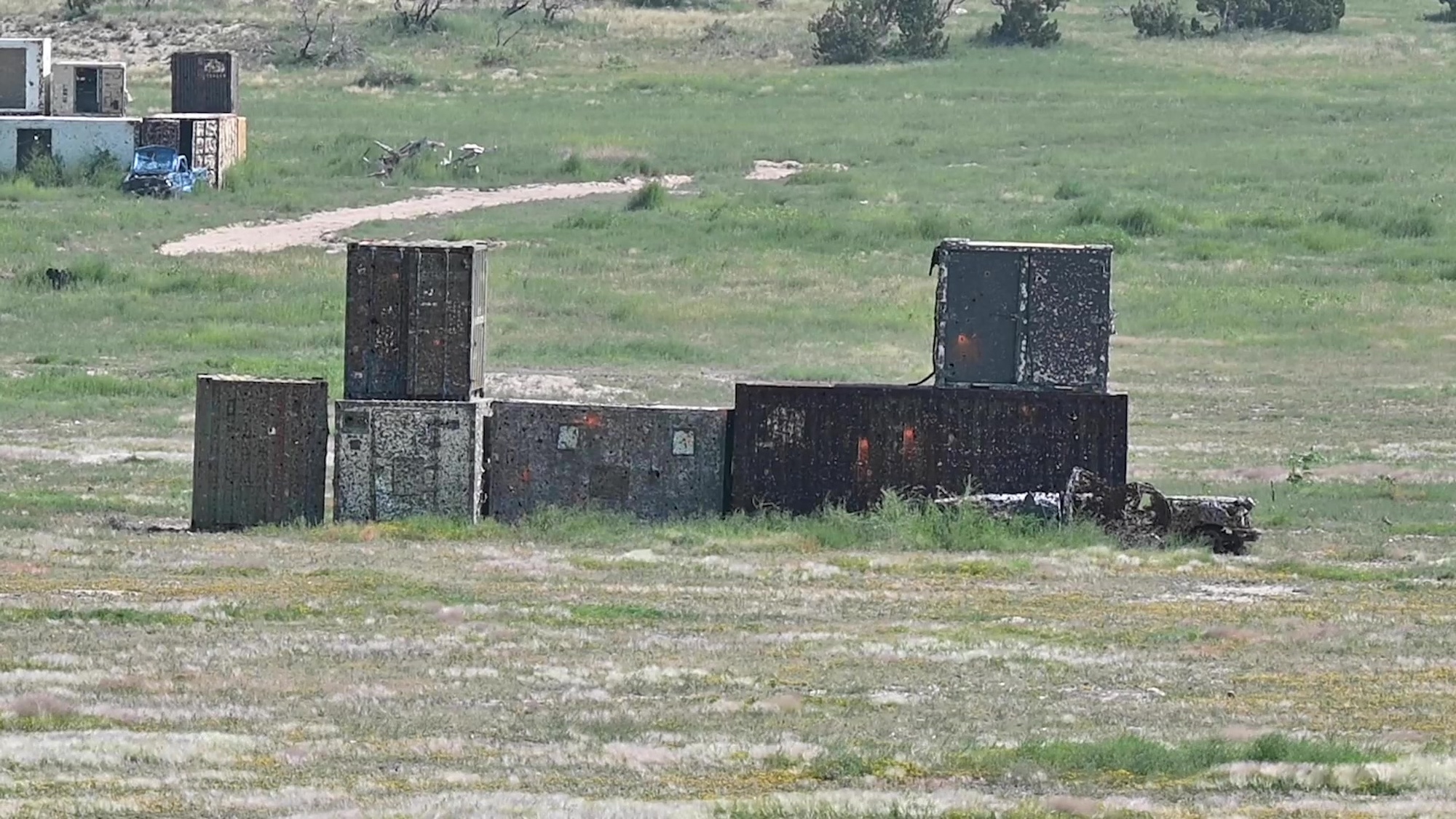Members of the 710th Security Forces Squadron stationed at Buckley Space Force Base, Colorado, conducted heavy weapons training at Fort Carson&#39;s Airburst Range August 12, 2021. (U.S. Air Force video by Staff Sgt. Marko Salopek)