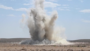 99 CES/EOD detonates unserviceable munitions