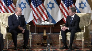 Secretary of State Antony J. Blinken meets with Israeli Prime Minister Naftali Bennett, in Washington, D.C.