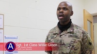 Chaplains from Area Support Group - Kuwait Hold Financial Peace Class