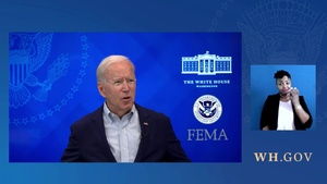 President Biden is Briefed on the Ongoing Preparations for Hurricane Ida