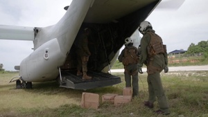 Marines with 2nd Marine Aircraft Wing provide humanitarian aid to Haiti