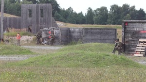 B-Roll Danish 2nd Armored Infantry trains at Grafenwoehr Training Area