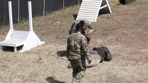 Camp Bondsteel Bite Suit Training (B-roll)