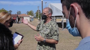 Naval Station Rota CO Gives Tour of OAR to Media