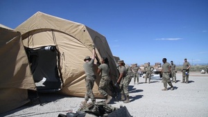 Task Force-Holloman builds expeditionary medical support tents