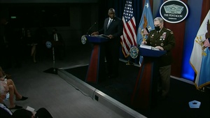Top Defense, Military Leaders Hold Briefing