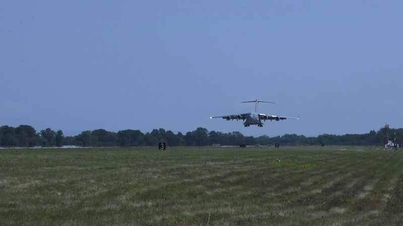 C-17 conducting routine flight maneuvers in WV