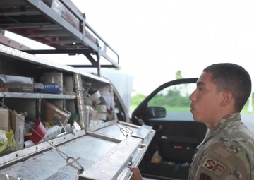 SFS at Tyndall commercial gate; the first line of defense