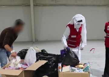 Soldiers Work with Local Organizations to Support Afghanistan Evacuation Efforts in Qatar