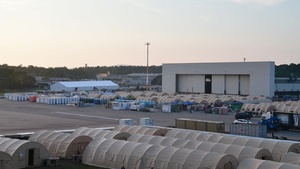 Overall B-Roll shots of Operation Allies Refuge pods