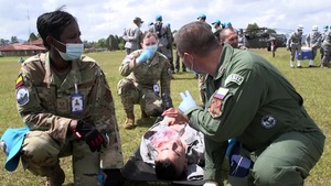 B-roll: Multinational medic training at Angel De Los Andes 2021