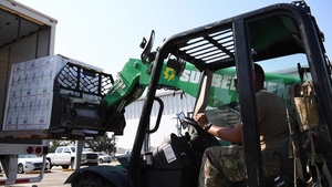 b-roll Oklahoma National Guard provides aid to citizens affected by Hurricane Ida