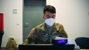 Army vets evacuees during OAR