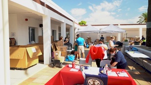 NMCRS Rota Collect Donations for Operation Allies Refuge - NEWS