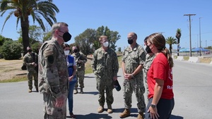 USEUCOM Commander visits NAVSTA Rota for OAR - BROLL3
