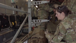 10th Expeditionary Aeromedical Medical Evacuation flight B-roll