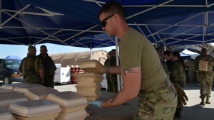 EUCOM Afghan Evacuation Operations - 173rd prepares food
