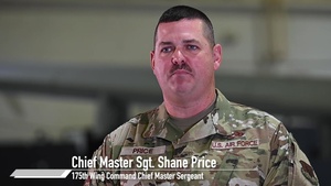 People First, Mission Always: Meet 175th Wing's Newest Command Chief