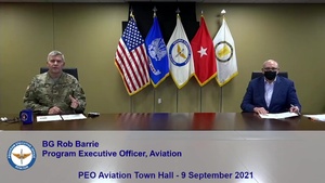 PEO Aviation virtual Town Hall - 9 September 2021