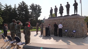 National Anthem for Patriot Day, 20th Anniversary of 9/11 Observance at Fort McCoy