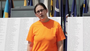 Master Sgt. Elizabeth Marroquin interview for WRAIR Remembrance miles event