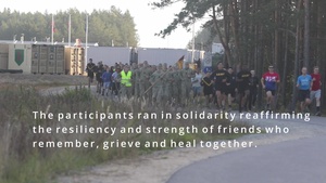 Camp Herkus remembers 9/11 by running with friends