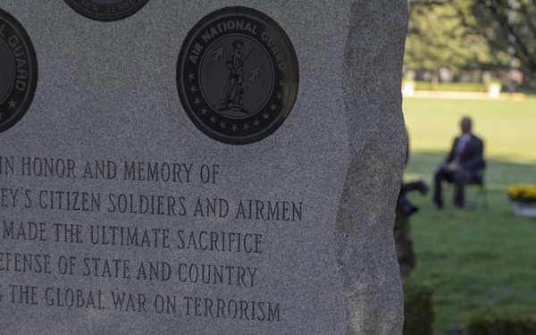 Army Bugler Preforms for 9/11 20th Anniversary Ceremony