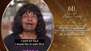 DLA 60th Anniversary Shout Out: Phyllis Copeland, DLA Distribution Norfolk