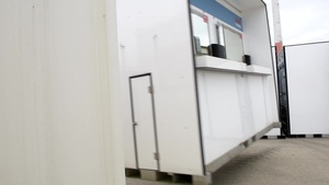 Contractors clean up Pod 3