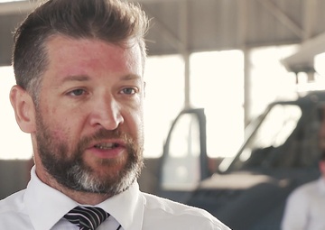 HH-60W stops at Wright-Patt to visit AFLCMC personnel.