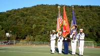 USS Somerset Color Guard presents Colors as Johnstown High School to Commemorate 9/11