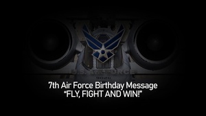 7th Air Force wishes USAF happy 74th birthday