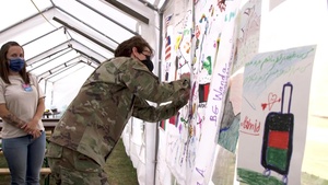 AMC Command Team interacts with OAR youth pod teens