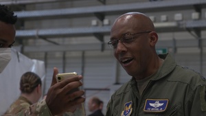 CSAF visit during OAR