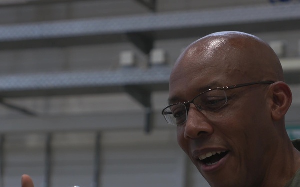 CSAF visit during OAR