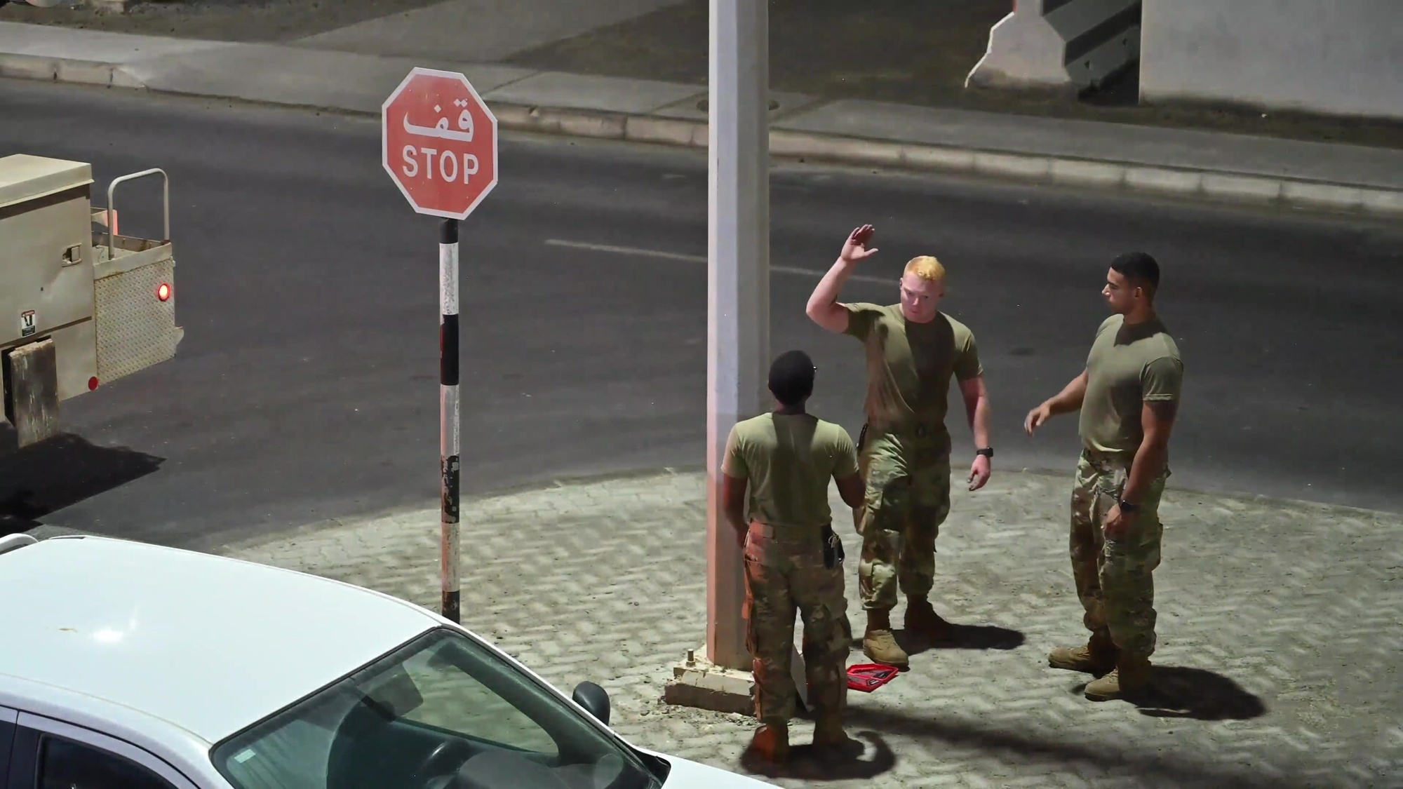 U.S. Air Force airman with the 380th Expeditionary Civil Engineer Squadron electrical systems shop keep Al Dhafra Air Base powered up day or night. <br />As well as teaching the ADAB community how to be safe when plugging in something in a foreign country. (U.S. Air Force video by Master Sgt. Wolfram M. Stumpf