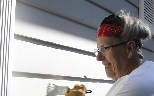 USACE volunteers apply coat of care during 2021 Paint-A-Thon