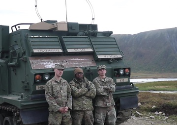 1st Battalion, 6th Field Artillery Brigade Multiple launcher rocket system team brings teamwork to the Arctic Circle