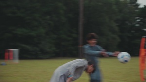 The Charlotte Eagles host a soccer camp on Fort Pickett