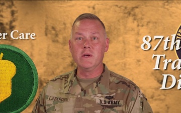 Brig. Gen. Lazaroski introduces the 87th Training Division