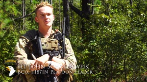 Bravo Company 1-187 Infantry Regiment advances in JRTC