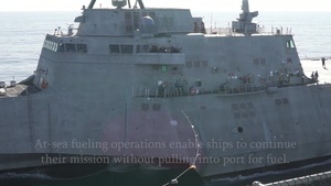 USS Carl Vinson Sets Milestone, Delivers over 1M Gallons of Fuel Since January