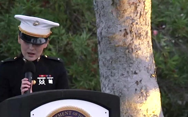 Camp Pendleton hosts 79th annual Evening Colors Ceremony