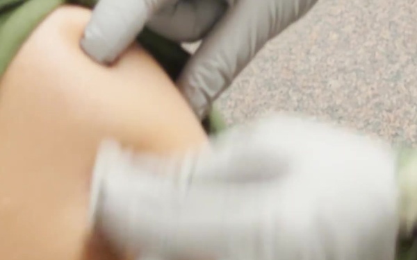 B-Roll: Pendleton Marines, sailors get COVID-19 vaccine